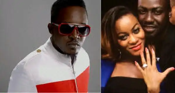 M.I congratulates Chris Attoh and Damilola Adegbite on engagement.